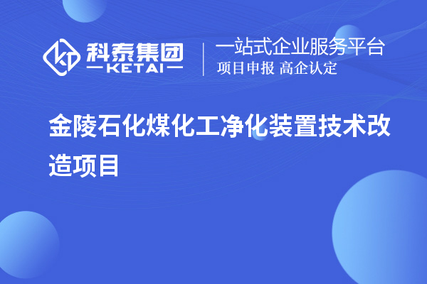 金陵石化煤化工凈化裝置技術(shù)改造項(xiàng)目