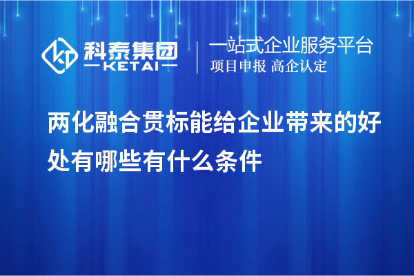 兩化融合貫標(biāo)能給企業(yè)帶來(lái)的好處有哪些有什么條件