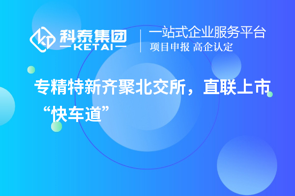 專精特新齊聚北交所，直聯(lián)上市“快車道”