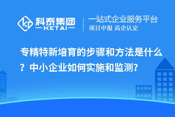 專精特新培育的步驟和方法是什么？中小企業(yè)如何實施和監(jiān)測？