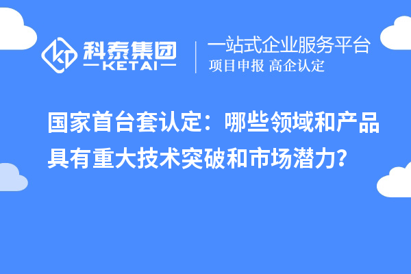 國家首臺套認定：哪些領(lǐng)域和產(chǎn)品具有重大技術(shù)突破和市場潛力？