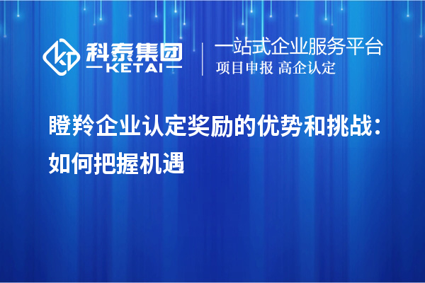 <a href=http://qiyeqqexmail.cn/fuwu/dengling.html target=_blank class=infotextkey>瞪羚企業(yè)認定</a>獎勵的優(yōu)勢和挑戰(zhàn)：如何把握機遇