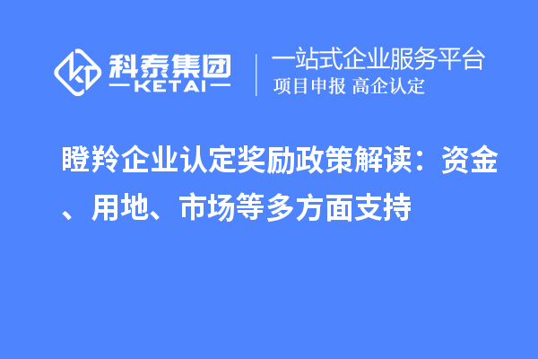 <a href=http://qiyeqqexmail.cn/fuwu/dengling.html target=_blank class=infotextkey>瞪羚企業(yè)認(rèn)定</a>獎勵政策解讀：資金、用地、市場等多方面支持