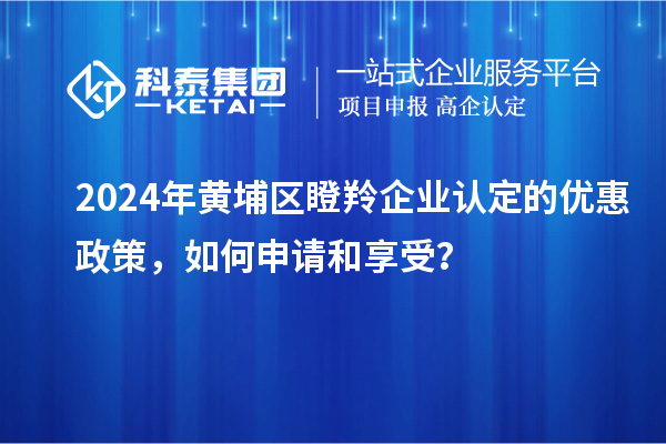 2024年黃埔區<a href=http://qiyeqqexmail.cn/fuwu/dengling.html target=_blank class=infotextkey>瞪羚企業(yè)認定</a>的優(yōu)惠政策，如何申請和享受？