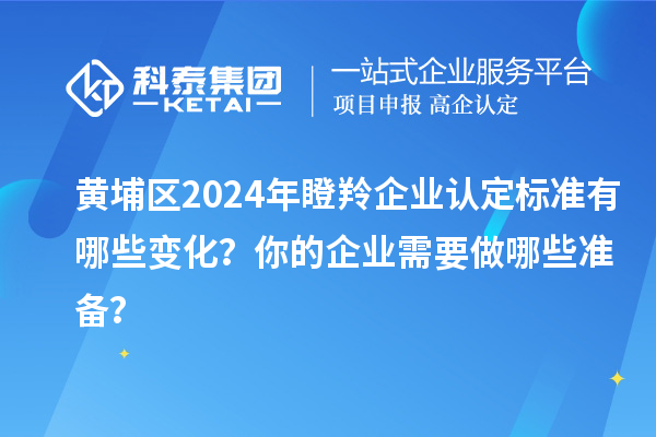 黃埔區(qū)2024年瞪羚企業(yè)認(rèn)定標(biāo)準(zhǔn)有哪些變化？你的企業(yè)需要做哪些準(zhǔn)備？