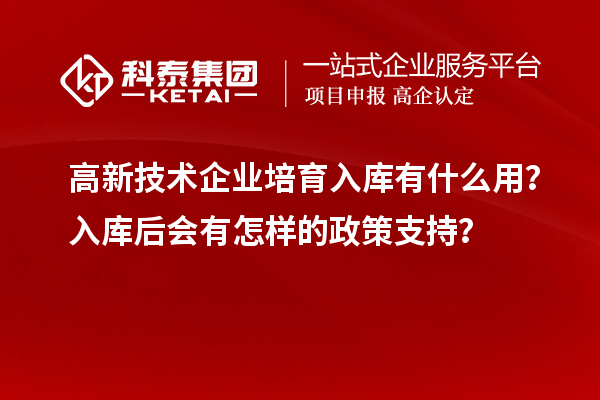 高新技術(shù)企業(yè)培育入庫(kù)有什么用？入庫(kù)后會(huì)有怎樣的政策支持？