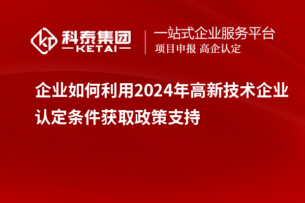 2024年高新技術(shù)企業(yè)認定與政策支持指南