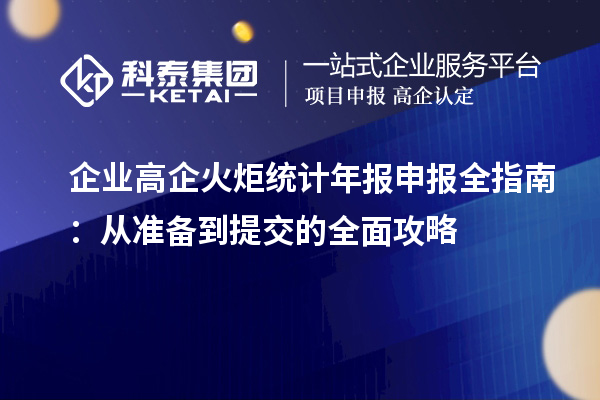 企業(yè)高企火炬統(tǒng)計(jì)年報(bào)申報(bào)全指南：從準(zhǔn)備到提交的全面攻略